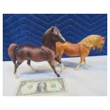 Lot (2) BREYER 7" Horse Figures Toys