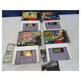 Lot (4) SuperNintendo Video Games w/ Boxes "A"