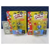 Playmates THE SIMPSONS Action Figures On Card