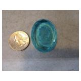 1.5" Blue CAMEO Cut Glass?
