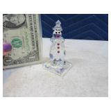 3" Glass SuncatcherType Clown Prism Figure