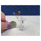 Swarovski 2" Balloon Clown Glass Figure Prism