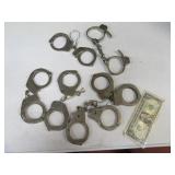6pc Vintage HANDCUFF Collection