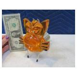 Neat 8" Doggie Orange Face UNIQUE Envelope Holder