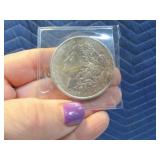 1890 Morgan Silver Dollar Coin Patina NICE