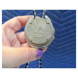 PUEBLO Centennial 1970 Coin Token Bolo Tie