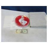 Marilyn Monroe Colletor Plate FORMAL WHITE DRESS