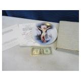 Marilyn Monroe Collector Plate WHITE SHOWGIRL DRES