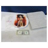 Marilyn Monroe Collector Plate GOLD FORMAL DRESS