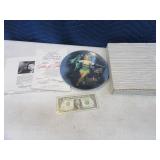 Marilyn Monroe Collector Plate SEXY GREEN OUTFIT