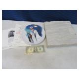 Marilyn Monroe Collector Plate WHITE FORMAL DRESS