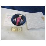 Marilyn Monroe Collector Plate PINK FORMAL