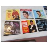 Lot (6) ELVIS 45 Albums Records Gold EXC