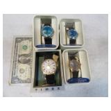Lot (4) Vintage Retro TIMEX Wrist Watches UNUSED
