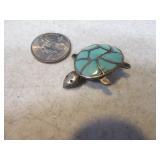 Pawn 1.5" Turtle Pendant Primitive