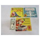 Lot (3) 45 Santa~Xmas Unique Record Albums EC