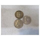 Lot (3) Silver 1964 & 57