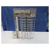 Metal Advertising Vintage 12" Sandpaper DisplayRkc