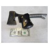 Vintage WESTERN Unique MetalHandle Hand Axe