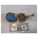 Heavy Fancy Brass Compass
