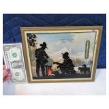 Rare PUEBLO Bessemer Liquor Advertising Cowboy