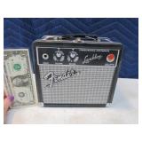 FENDER Guitars 1999 Tin Metal Lunch Box 1/2