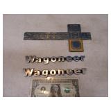 Lot Vintage WAGONER Scottsdale Vehicle Emblems