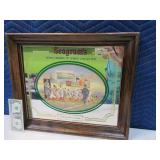 SEAGRAMS Whisky Mirror 1st Army/Navy Game 2/3