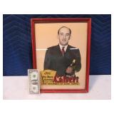 Vintage CALVERT Whiskey Framed Art Advert 13x17