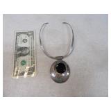 Stunning Sterling Modernistic Choker Necklace~Pndt