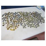BIG Lot Foreign Coins ~ Tokens ~ Money