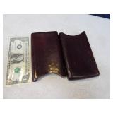 Antique Leather Pocket Cigar Holder Case