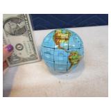 Globe RubiksType Handheld Game Cube Ball NICE