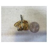 1" Stone Bear Pendant