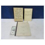 Lot (3) Vintage Military Issue Gun Type~War Manual