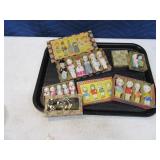 Lot (4) Vintage Boxes Doll Set Breakable unique