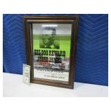 WANTED: JESSE JAMES $50k Wall Mirror