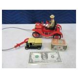 Lot (3) 50s70s era Toy Cars pulltoy FUNKYMobile