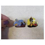 Lot (2) Disney ALLADIN Pins Collectors