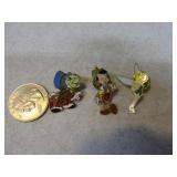 Lot (3) Disney Collector