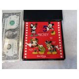 Disney 4pc 75Years MICKEY Pin Set MINT Boxed