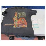 Jetro Tull Concert Shirt & Ticket Stub Lot