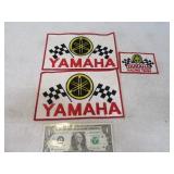 Lot (3) YAMAHA RACING Vintage Patches