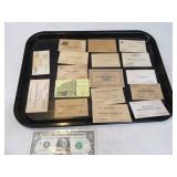 Lot (17) Local Antique Business Cards Pueblo~SO CO