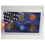 2000 US Mint Proof Coin Set Cased