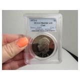 Graded/Clad 1973-S Eisenhower Dollar