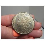 1898 Morgan Silver Dollar Coin darker