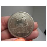 1876 Silver Trade Dollar Coin