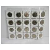 Lot (20) AU 1971/1972 Half Dollar Coins sleeved