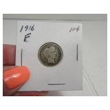 1916 Silver Dime nice sleeved
